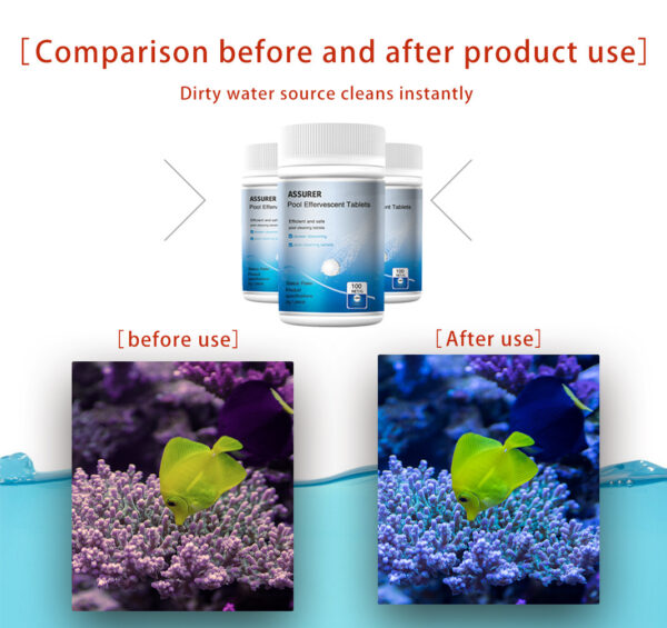 Pool Effervescent Tablet Pool Cleaning Tablet Stain Cleaning - Image 4