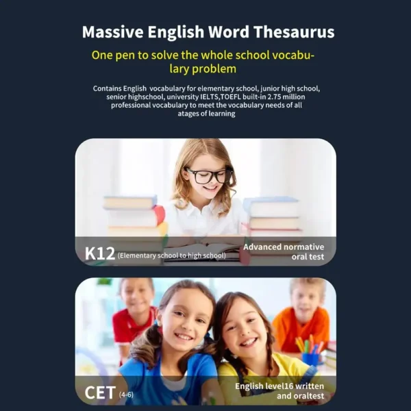 Smart Offline Translation Pen - 123 Languages, Perfect for Teachers and Students! - Image 7
