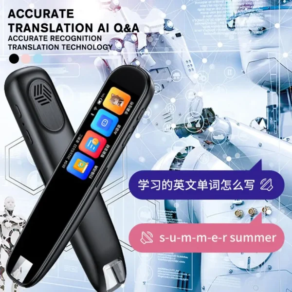 Smart Offline Translation Pen - 123 Languages, Perfect for Teachers and Students! - Image 4